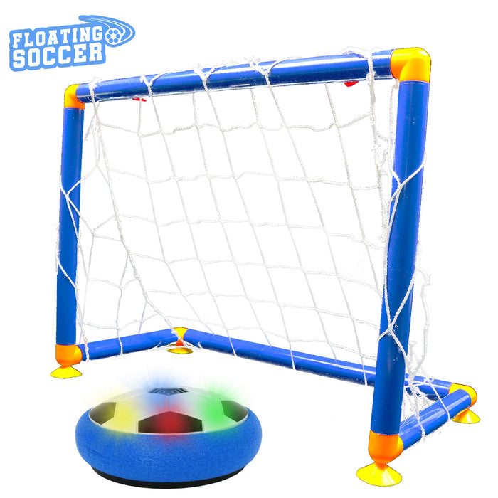 Soccer Game Indoor Sports Hover Soccer Ball with Goal Game - 1 Set