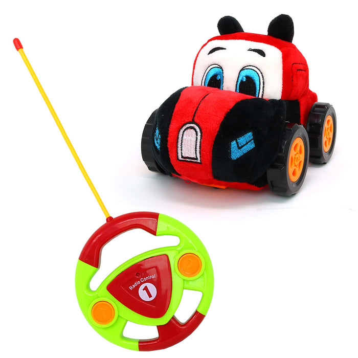RC Car - Remote Control Race Car Gift For Babies And Toddlers With Plush Cover