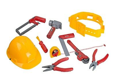 Kids Tool Toy - Pretend Play Children's Tool Belt Set with Hard Hat, Tape Measure and Toy Hand Tools