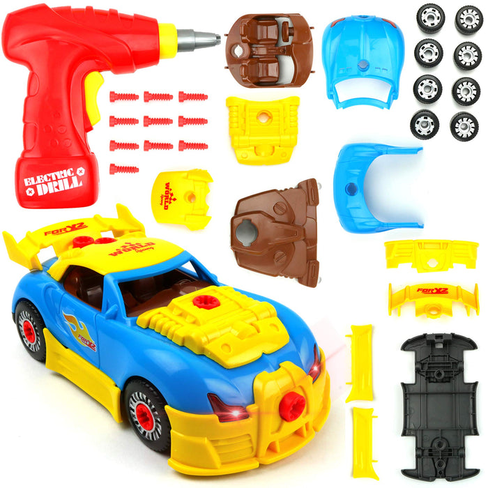 Build Your Own Race Car - STEM Toy Racing Car for Kids Gift