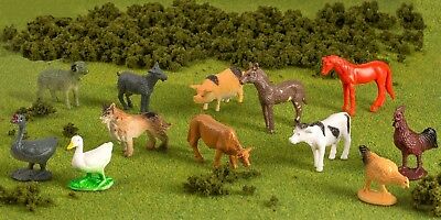 75 Piece Party Pack Mini Farm Animals - Plastic Mini Educational Animal Toys - Fun Gift Party Favors