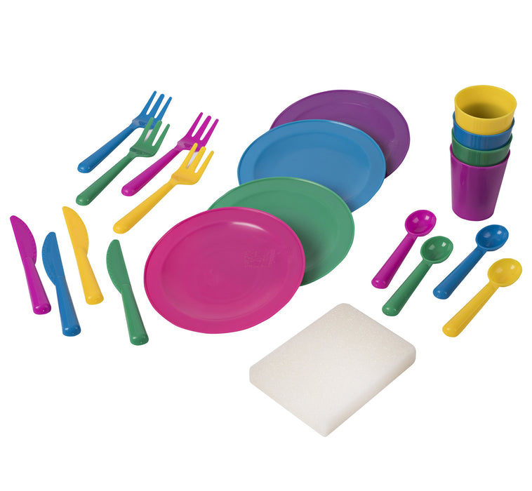 Lot of Kids Pretend Kitchen Food Utensils Plastic Toy Play Ladle Spoon Knife