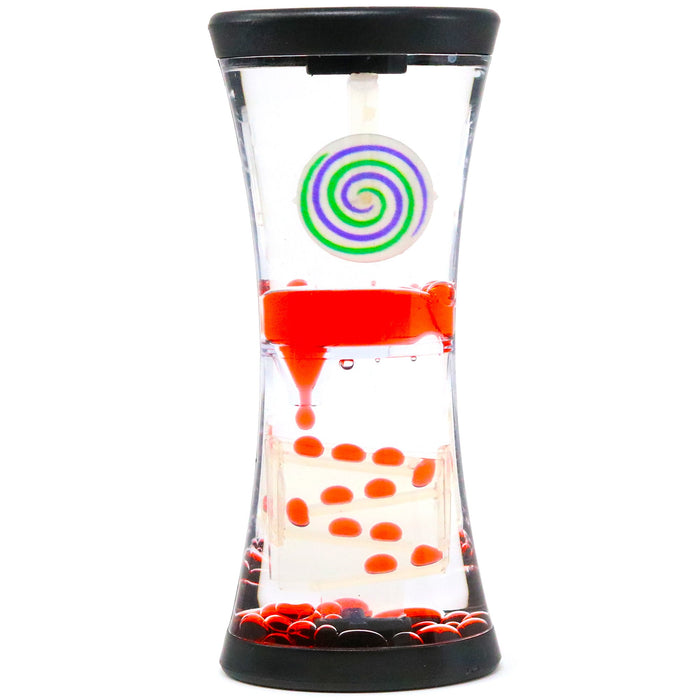 Hypnotic Liquid Motion Spiral Timer Toy for Sensory Play - Relaxing Bubble Motion Autism ADHD Toy, Calming Toy, Sensory Visual Relaxation Desk Toy, One Piece