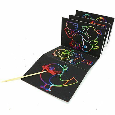 Scratch Art - Color and Scratch Cards Party Favors with Stylus - 20 Pieces