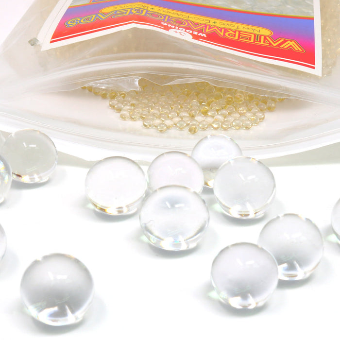 Floral Wedding Pearl Water Beads - Clear Gel Balls for Vase Or Candle Fillers for Centerpiece