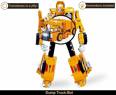 5 Pack TransTruck Transforms to Tractor and Robot Figures Combi — BigMosToys.com