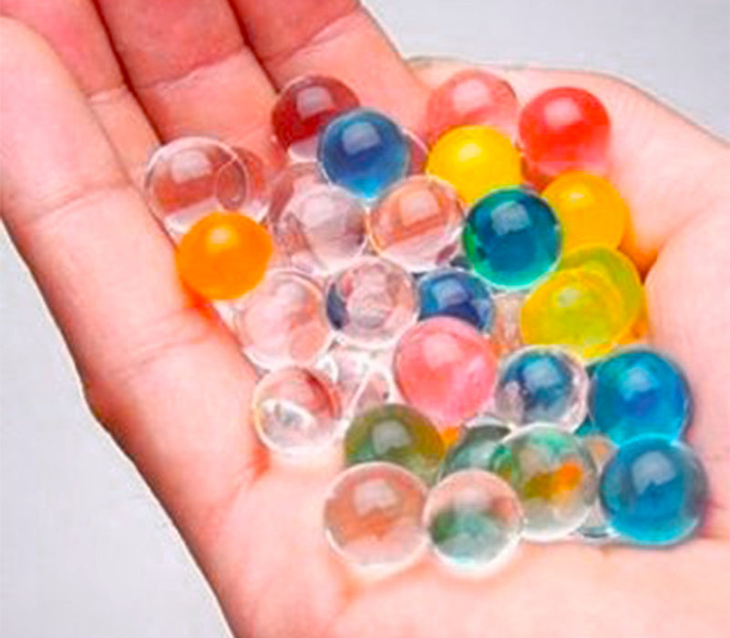 Water Beads Colorful Floral Gel Pearl Balls for Vase, SPD Or Sensory Exploration (Rainbow)