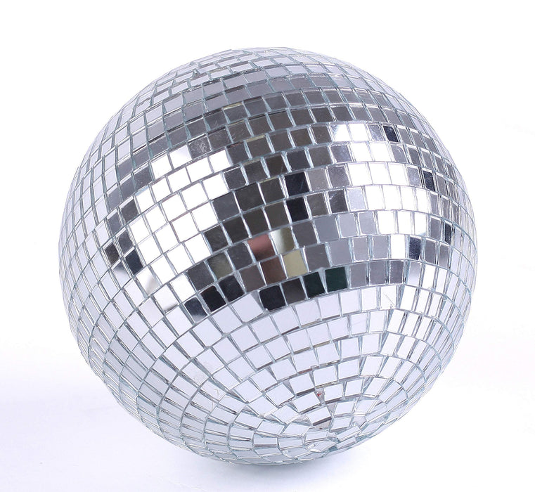 Mirror Ball - Silver Hanging Disco Ball Party Decoration Accessories for 70s Parties