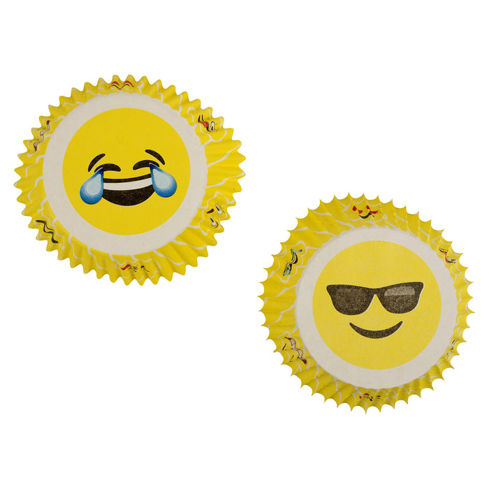 Emoji Liners Party Cupcake Holders - Emoji Birthday Party Favor (40 Pieces)